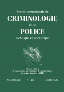 Couverture RICPTS 2021/01