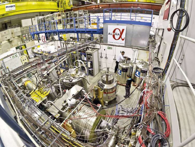 Vue du décélérateur d’antiprotons du CERN.